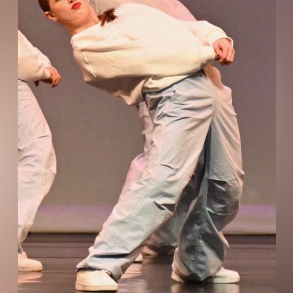 Blue & White Hip Hop Dance Costume - Picture 1 of 6